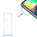 SIM Card Tray + SIM Card Tray + Micro SD Card Tray for OPPO Realme 7i RMX2103 (Blue)