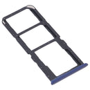 SIM Card Tray + SIM Card Tray + Micro SD Card Tray for OPPO Realme C17 RMX2101 (Blue)