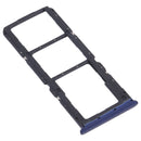 SIM Card Tray + SIM Card Tray + Micro SD Card Tray for OPPO Realme C17 RMX2101 (Blue)