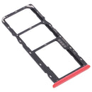 SIM Card Tray + SIM Card Tray + Micro SD Card Tray for OPPO Realme C12 RMX2189 (Red)