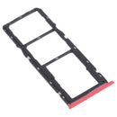 SIM Card Tray + SIM Card Tray + Micro SD Card Tray for OPPO Realme C12 RMX2189 (Red)