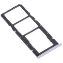 SIM Card Tray + SIM Card Tray + Micro SD Card Tray for OPPO Realme C12 RMX2189 (Silver)