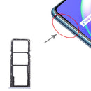 SIM Card Tray + SIM Card Tray + Micro SD Card Tray for OPPO Realme C12 RMX2189 (Silver)