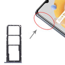 SIM Card Tray + SIM Card Tray + Micro SD Card Tray for OPPO Realme C20 / Realme C20A RMX3063, RMX3061 (Grey)