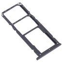 SIM Card Tray + SIM Card Tray + Micro SD Card Tray for OPPO Realme C21 / Realme C21Y RMX3201,RMX3261 (Black)