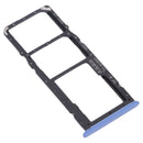SIM Card Tray + SIM Card Tray + Micro SD Card Tray for OPPO Realme 7 (Asia) RMX2151, RMX2163 (Blue)