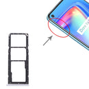 SIM Card Tray + SIM Card Tray + Micro SD Card Tray for OPPO Realme 7 (Asia) RMX2151, RMX2163 (Silver)