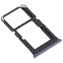 SIM Card Tray + SIM Card Tray / Micro SD Card Tray for OPPO Realme V5 5G (Black)