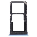 SIM Card Tray + SIM Card Tray / Micro SD Card Tray for OPPO Realme V5 5G (Blue)