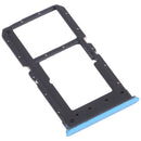 SIM Card Tray + SIM Card Tray / Micro SD Card Tray for OPPO Realme V5 5G (Blue)