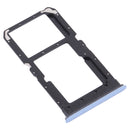 SIM Card Tray + SIM Card Tray / Micro SD Card Tray for OPPO Realme V5 5G (Silver)