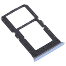 SIM Card Tray + SIM Card Tray / Micro SD Card Tray for OPPO Realme V5 5G (Silver)