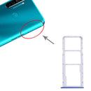 SIM Card Tray + SIM Card Tray + Micro SD Card Tray for OPPO Realme 5i RMX2030, RMX2032(Blue)