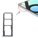SIM Card Tray + SIM Card Tray + Micro SD Card Tray for OPPO Realme 6i (India) RMX2002(Black)