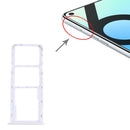 SIM Card Tray + SIM Card Tray + Micro SD Card Tray for OPPO Realme 6i (India) RMX2002(White)