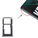 SIM Card Tray + SIM Card Tray / Micro SD Card Tray for OPPO K7X / Realme V5 / Realme Q2 PERM00(Black)