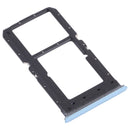 SIM Card Tray + SIM Card Tray / Micro SD Card Tray for OPPO K7X / Realme V5 / Realme Q2 PERM00(Blue)