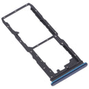 SIM Card Tray + SIM Card Tray + Micro SD Card Tray for vivo Y30 (China) / Y20s V2034A (Blue)