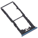 SIM Card Tray + SIM Card Tray + Micro SD Card Tray for vivo Y30 (China) / Y20s V2034A (Blue)