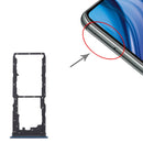 SIM Card Tray + SIM Card Tray + Micro SD Card Tray for vivo Y30 (China) / Y20s V2034A (Blue)