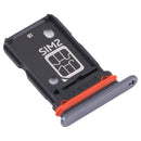 SIM Card Tray + SIM Card Tray for vivo X60 Pro / X60 V2045 V2046 (Black)