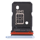 SIM Card Tray + SIM Card Tray for vivo X60 Pro / X60 V2045 V2046 (Blue)