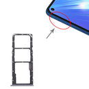 SIM Card Tray + SIM Card Tray + Micro SD Card Tray for OPPO Realme 6 (Black)