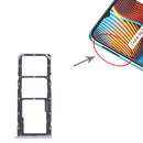 SIM Card Tray + SIM Card Tray + Micro SD Card Tray for OPPO Realme Narzo 20 (Silver)
