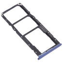 SIM Card Tray + SIM Card Tray + Micro SD Card Tray for OPPO Realme C15 RMX2180 (Blue)