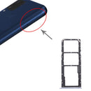 SIM Card Tray + SIM Card Tray + Micro SD Card Tray for OPPO Realme C15 RMX2180 (Silver)