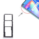 SIM Card Tray + SIM Card Tray + Micro SD Card Tray for OPPO Realme 7 (Global) (Silver)