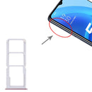 SIM Card Tray + SIM Card Tray + Micro SD Card Tray for OPPO A55 PEMM00, PEMM20, PEMT00, PEMT20 (Gold)