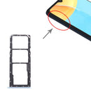 SIM Card Tray + SIM Card Tray + Micro SD Card Tray for OPPO A15 CPH2185 (Blue)