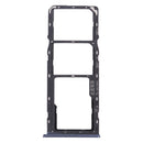 SIM Card Tray + SIM Card Tray + Micro SD Card Tray for OPPO A15s CPH2179 (Black)