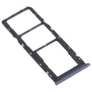 SIM Card Tray + SIM Card Tray + Micro SD Card Tray for OPPO A15s CPH2179 (Black)
