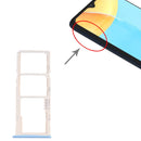 SIM Card Tray + SIM Card Tray + Micro SD Card Tray for OPPO A35 CPH2179 (Blue)
