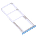 SIM Card Tray + SIM Card Tray + Micro SD Card Tray for Xiaomi Redmi Note 10 4G / Redmi Note 10S M2101K7AI, M2101K7AG, M2101K7BG, M2101K7BI, M2101K7BNY, M2101K7BL (Blue)