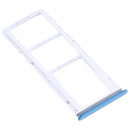 SIM Card Tray + SIM Card Tray + Micro SD Card Tray for Xiaomi Redmi Note 10 4G / Redmi Note 10S M2101K7AI, M2101K7AG, M2101K7BG, M2101K7BI, M2101K7BNY, M2101K7BL (Blue)