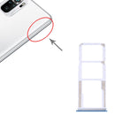 SIM Card Tray + SIM Card Tray + Micro SD Card Tray for Xiaomi Redmi Note 10 4G / Redmi Note 10S M2101K7AI, M2101K7AG, M2101K7BG, M2101K7BI, M2101K7BNY, M2101K7BL (Blue)