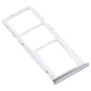 SIM Card Tray + SIM Card Tray + Micro SD Card Tray for Xiaomi Redmi Note 10 4G / Redmi Note 10S M2101K7AI, M2101K7AG, M2101K7BG, M2101K7BI, M2101K7BNY, M2101K7BL (White)