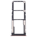 SIM Card Tray + SIM Card Tray + Micro SD Card Tray for Xiaomi Redmi Note 10 Pro 4G / Redmi Note 10 Pro Max / Redmi Note 10 Pro (India) M2101K6G, M2101K6R, M2101K6I, M2101K6P (Gold)