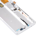 AMOLED Material LCD Screen and Digitizer Full Assembly With Frame for Xiaomi Mi Note 10 Lite M2002F4LG (Silver)