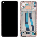Original LCD Screen and Digitizer Full Assembly With Frame for Xiaomi Mi 11 Lite 4G/11 Lite 5G NE M2101K9AG M2101K9AI(Gold)
