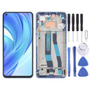 Original LCD Screen and Digitizer Full Assembly With Frame for Xiaomi Mi 11 Lite 4G/11 Lite 5G NE M2101K9AG M2101K9AI(Blue)
