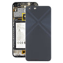 Glass Battery Back Cover for Alcatel One Touch X1 7053D(Black)