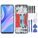 LCD Screen and Digitizer Full Assembly With Frame for Huawei Y8p (Blue)