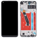 LCD Screen and Digitizer Full Assembly With Frame for Honor Play 4T (Silver)