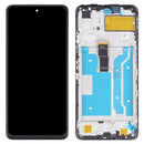 LCD Screen and Digitizer Full Assembly With Frame for Huawei Y7a (Black)