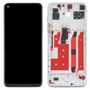 LCD Screen and Digitizer Full Assembly With Frame for Huawei P40 Lite 5G (Purple)