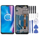 LCD Screen and Digitizer Full Assembly With Frame for Alcatel 1S 2020 OT5028 5028 5028Y 5028A 5028D 5028U(Black)